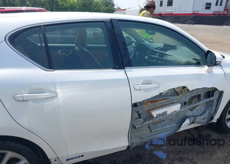 2012 Lexus Ct 200H Premium из США, поврежденный, VIN JTHKD5BH9C2054336